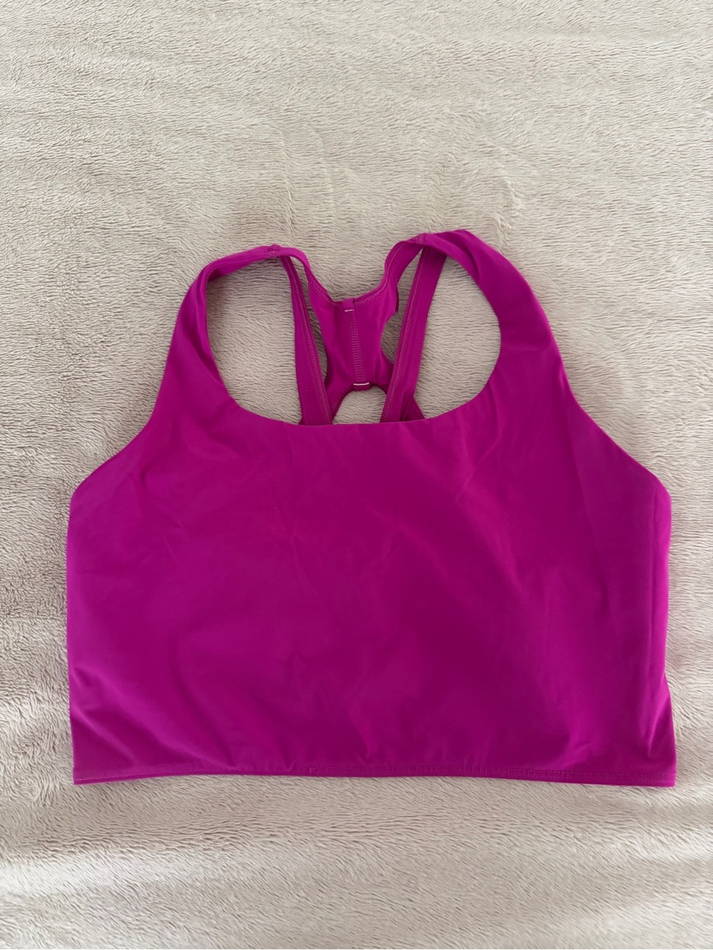 lululemon athletica Vibrant Magenta Racerback Sports Bra